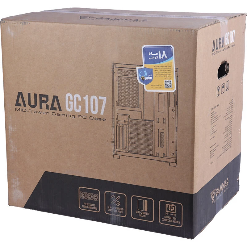 کیس کامپیوتر گیم دیاس Gamdias AURA GC107