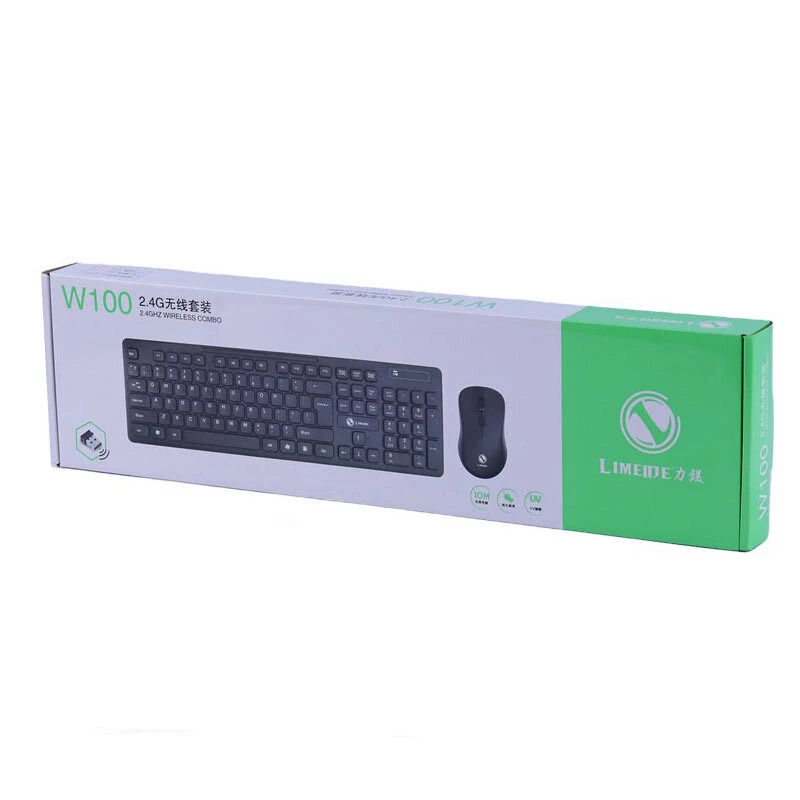 کیبورد و موس بی سیم لایماید W100