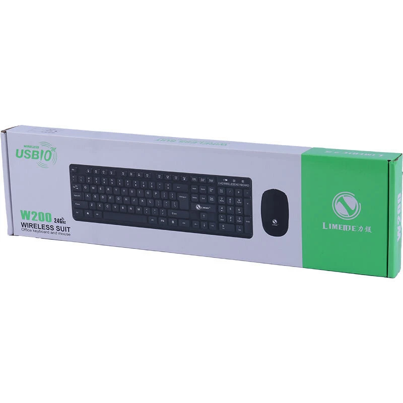 کیبورد و موس بی سیم لایماید W200