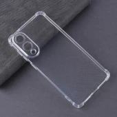 قاب ژله ای ضربه گیر بی رنگ سامسونگ Galaxy S25 Edge محافظ لنزدار