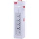 چند راهی 4 خانه هیسکا CH-5518EU با کابل 2 متری + شارژر USB و Type-C