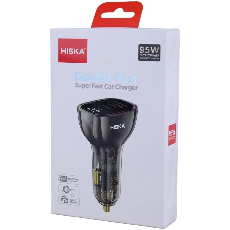 شارژر فندکی 65 وات هیسکا HCC-326