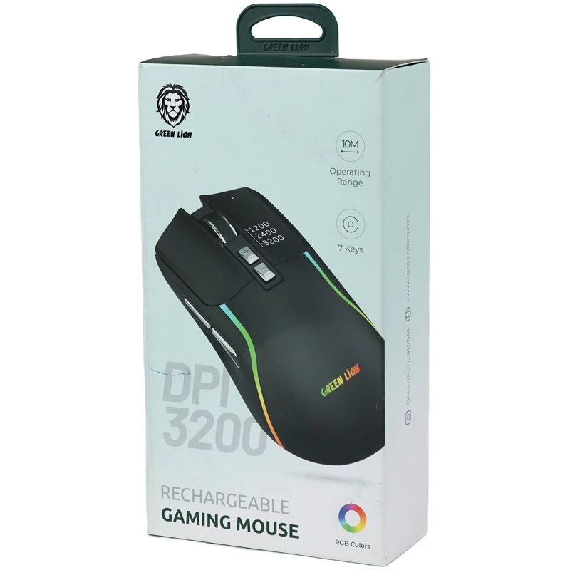 موس بی سیم گیمینگ گرین لاین GL-RM5 GNRM5RGMSEBK