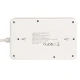 چند راهی 5 خانه هیسکا CH-5521 با کابل 2 متری + شارژر USB و Type-C