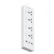 چند راهی 4 خانه هیسکا CH-5518EU با کابل 2 متری + شارژر USB و Type-C