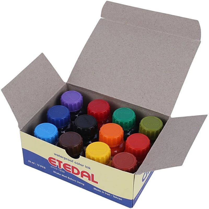 مرکب خوشنویسی Etedal 25ml کد 1