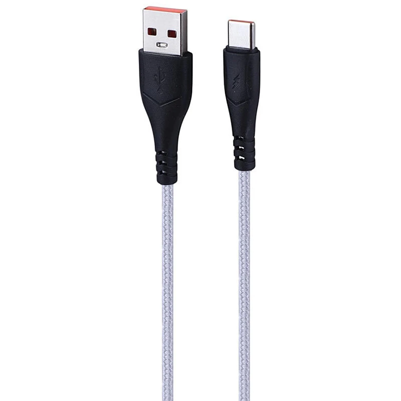 کابل تایپ سی فست شارژ 5 آمپر ام ان اس M015C طول 1.1 متر