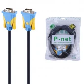 کابل VGA 3+9 پی نت P-net طول 3 متر