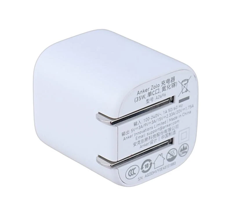 شارژر دیواری 35 وات انکر Zolo A2696 PD 3A