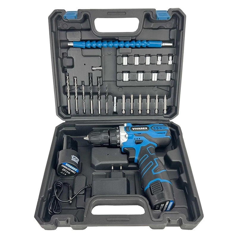 کیت دریل شارژی ویوارکس VR12V-2A-Blue