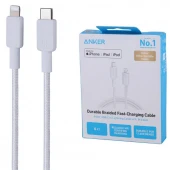 کابل تایپ سی به لایتنینگ فست شارژ انکر 322A81B6 طول 1.8 متر