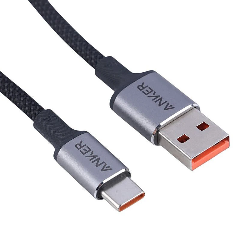 کابل تایپ سی فست شارژ 100 وات انکر A8051 طول 1.5 متر