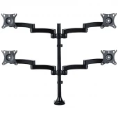 پایه رومیزی متحرک مانیتور چهارتایی 17 تا 27 اینچ LCDARM LD-4