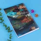دفتر سیمی 100 برگ طرح دار