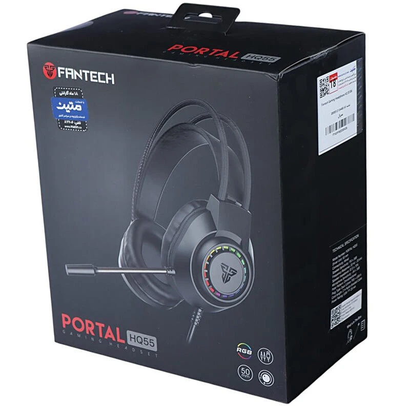 هدست گیمینگ سیم دار Fantech Portal HQ55