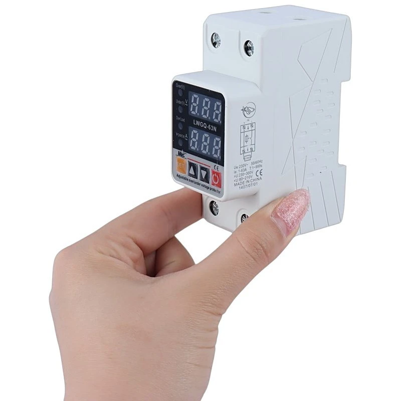 محافظ ولتاژ ورودی 63 آمپر هه ساره LWGQ-63N