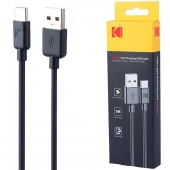 کابل تایپ سی فست شارژ 3 آمپر کداک USBC-5928 طول 1 متر