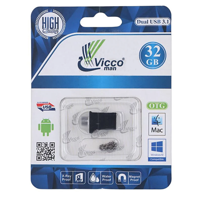 فلش 32 گیگ ویکومن Vicco VC130 OTG USB3.0