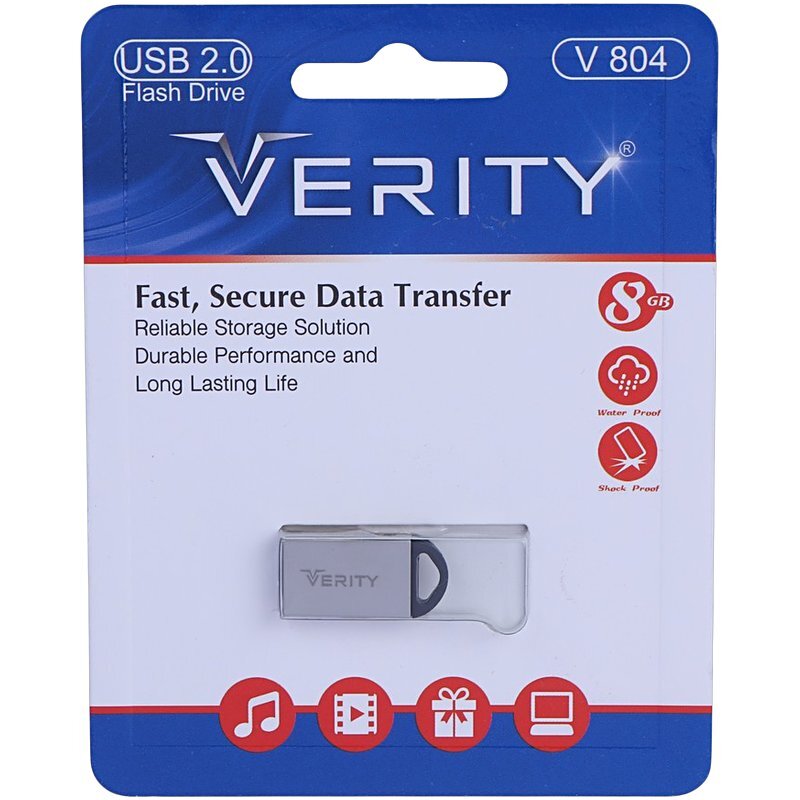 قیمت و خرید فلش 8 گیگ وریتی Verity V804