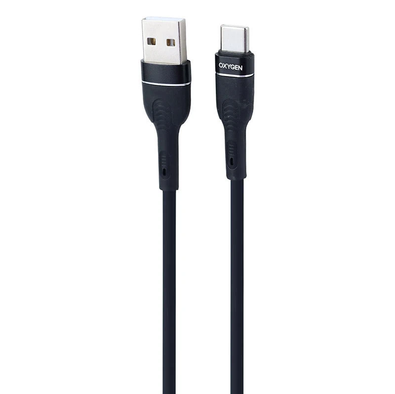 کابل تایپ سی فست شارژ 3 آمپر اکسیژن LX-28 طول 1 متر