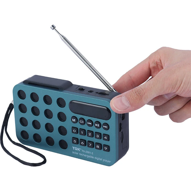 رادیو اسپیکر بلوتوثی خورشیدی TGK TG-2301-S