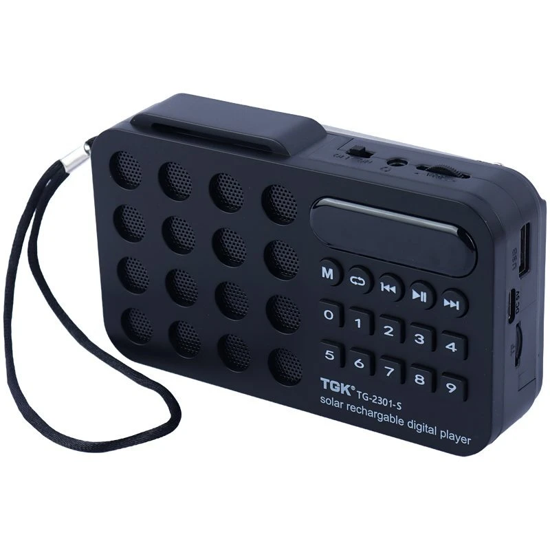 رادیو اسپیکر بلوتوثی خورشیدی TGK TG-2301-S