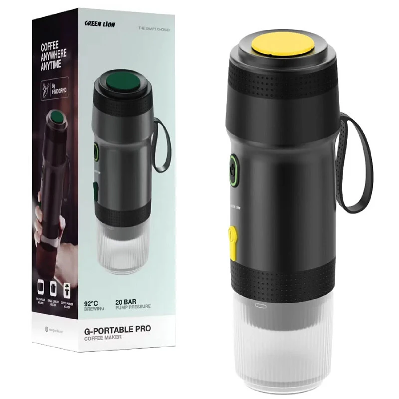 قهوه ساز شارژی مسافرتی Green Lion G-Portable Pro GL-CM01 GNCOFMKPRBK