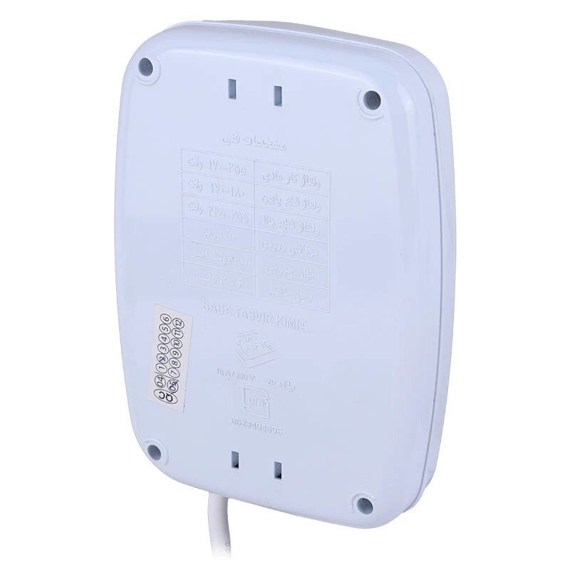 محافظ برق یخچال و فریزر 3 خانه ارت دار تیراژه S4000 با کابل 1.8 متری