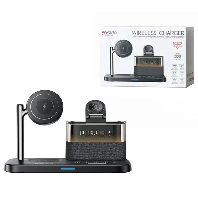 شارژر بی سیم و استند رومیزی Yesido DS37 15W