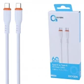 کابل دو سر تایپ سی فست شارژ 60 وات اکسیژن LX-29 طول 1.2 متر