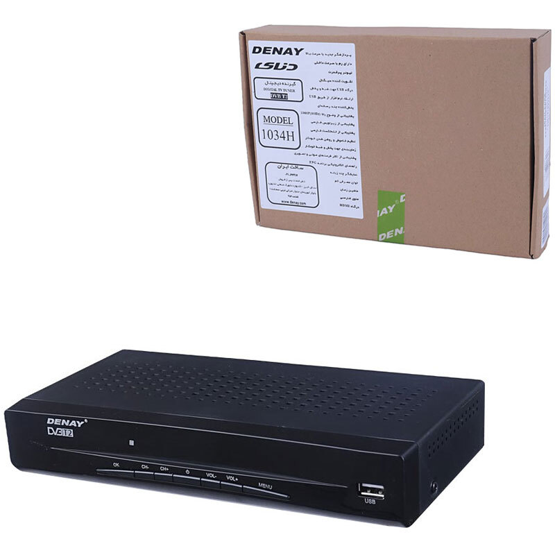 گیرنده دیجیتال دنای Denay 1034H GS1کابل AV