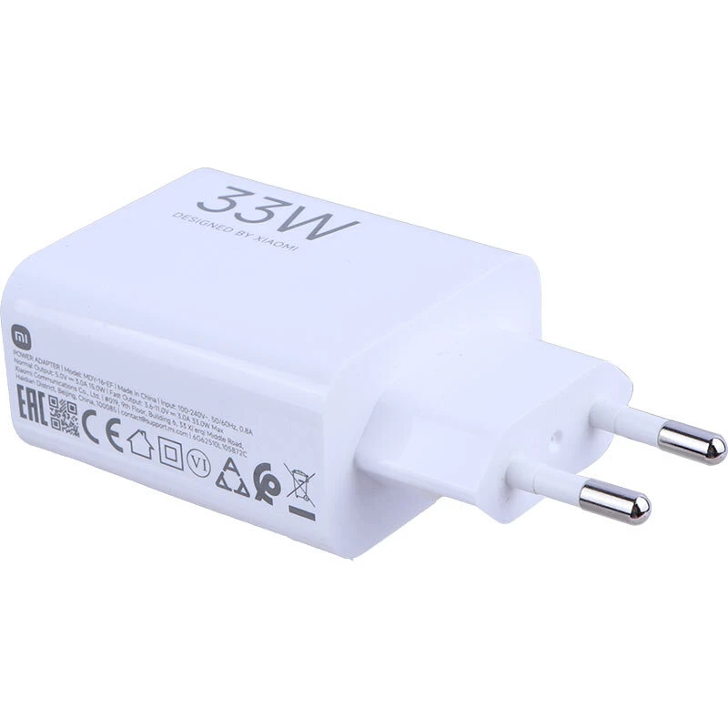 شارژر دیواری 33 وات شیائومی MDY-16-EF 3A سرجعبه + کابل تایپ سی