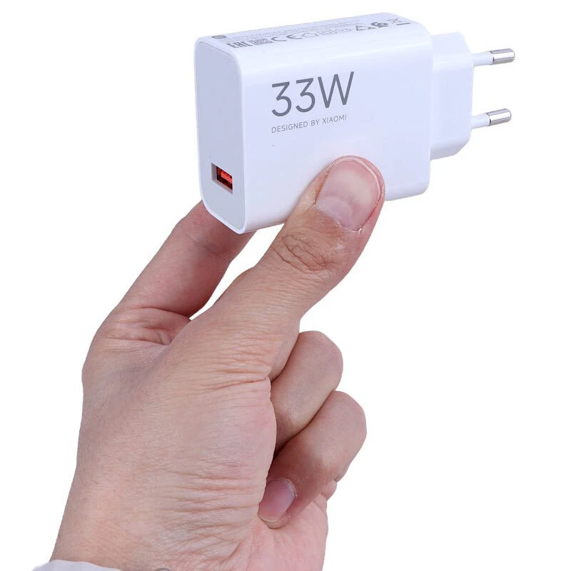 شارژر دیواری 33 وات شیائومی MDY-16-EF 3A سرجعبه + کابل تایپ سی