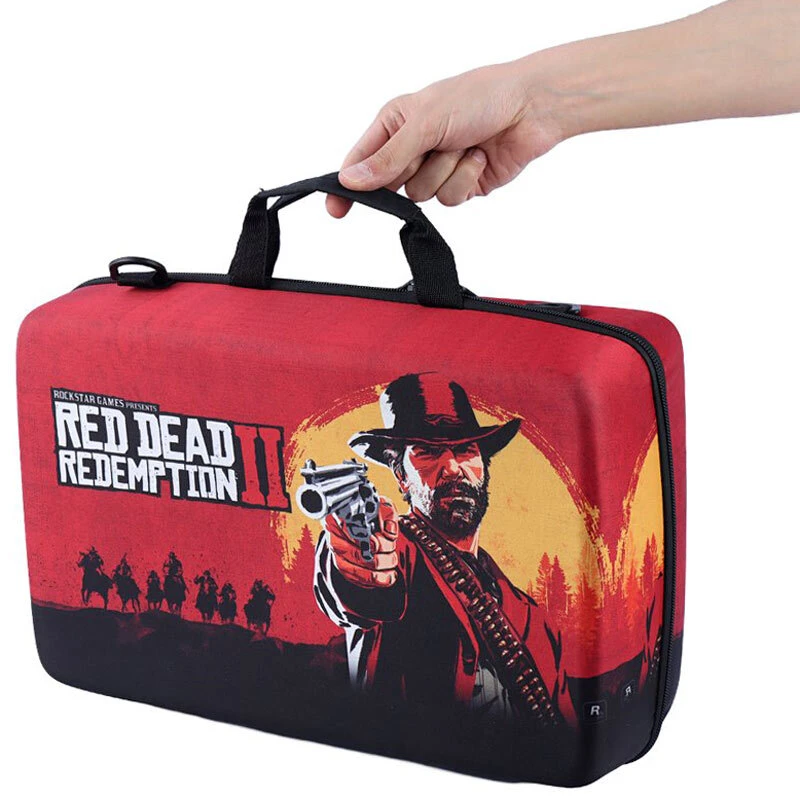 کیف کنسول بازی PS5 Slim طرح Red Dead Redemption 2 کد 18