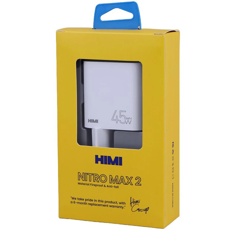 شارژر دیواری 45 وات هیمی Nitro Max 2 VQ-T47 GaN PD 4A