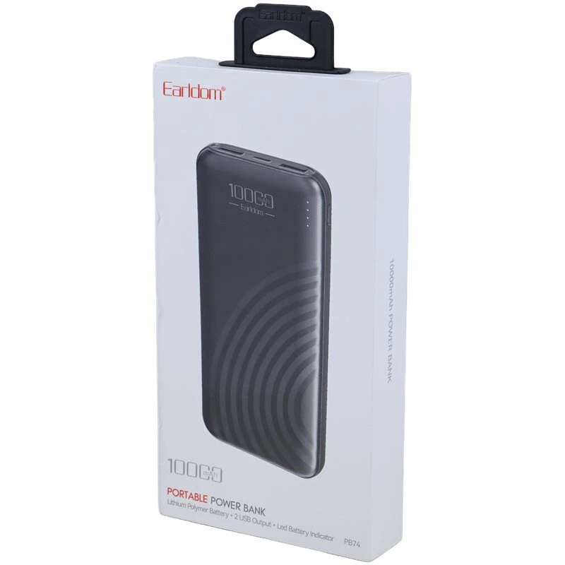 پاور بانک ارلدام ET-PB74 10.5W ظرفیت 10000 میلی آمپر ساعت