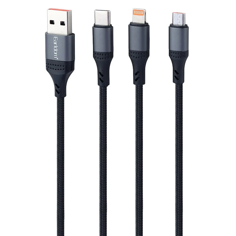 کابل شارژ چندکاره فست شارژ 120 وات ارلدام EC-IMC032 طول 1.2 متر