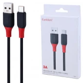 کابل تایپ سی فست شارژ 3 آمپر ارلدام EC-186C طول 1 متر