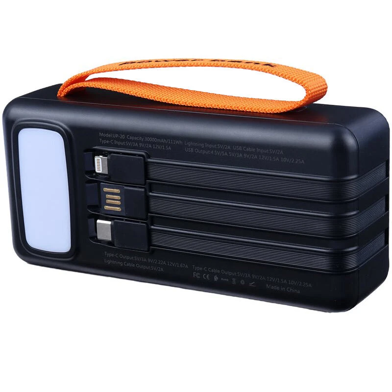 پاور بانک فست شارژ یو آر UP-20 PD 22.5W ظرفیت 30000 میلی آمپر ساعت