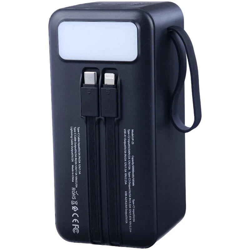 پاور بانک فست شارژ یو آر UP-25 QC3.0 PD 22.5W ظرفیت 50000 میلی آمپر ساعت