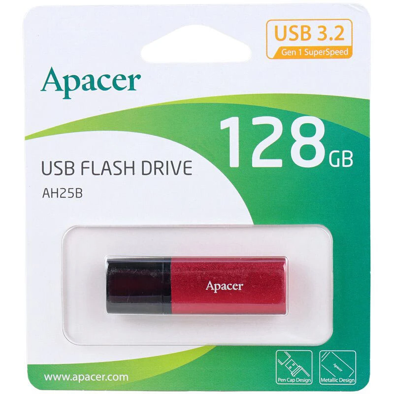 فلش 128 گیگ اپیسر Apacer AH25B USB3.2