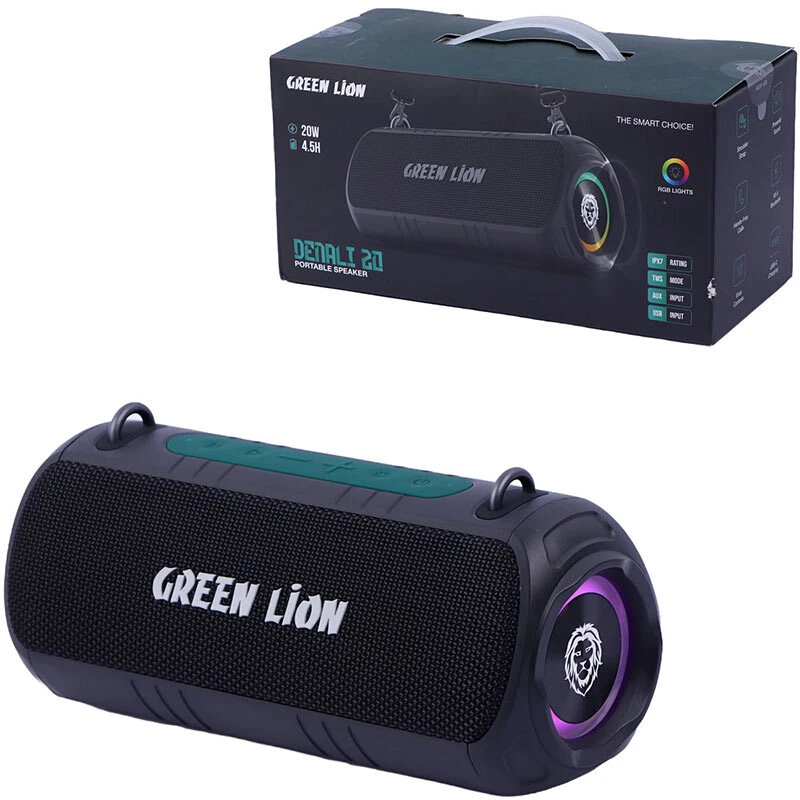 اسپیکر بلوتوثی گرین لاین Denali 20 GL-SP23 GNDESPR20WBK