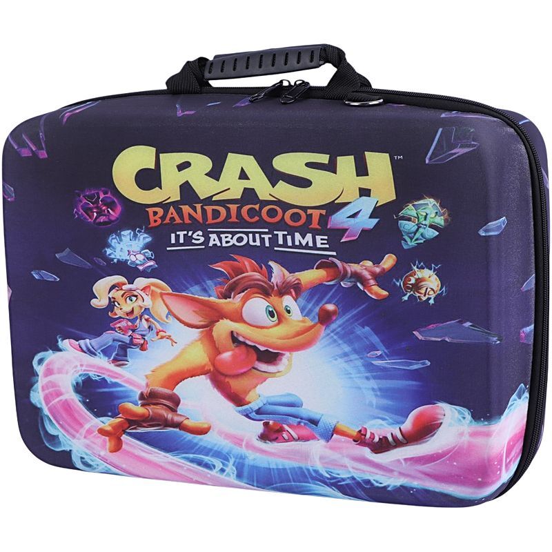 کیف کنسول بازی PS5 Slim طرح Crash Bandicoot کد 2 + نگهدارنده هدست