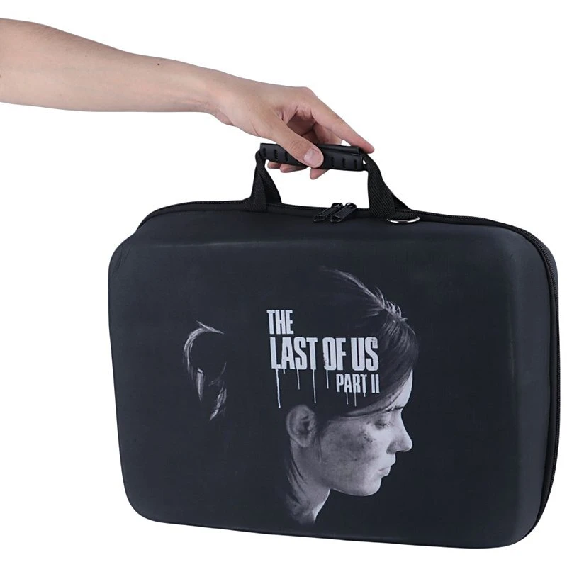 کیف کنسول بازی PS5 Slim طرح The Last of Us Part 2 کد 5 + نگهدارنده هدست