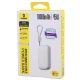 پاور بانک فست شارژ باسئوس EnerFill FC21 Qpow 3 Ultra E0027L PD 22.5W ظرفیت 10000 میلی آمپر ساعت