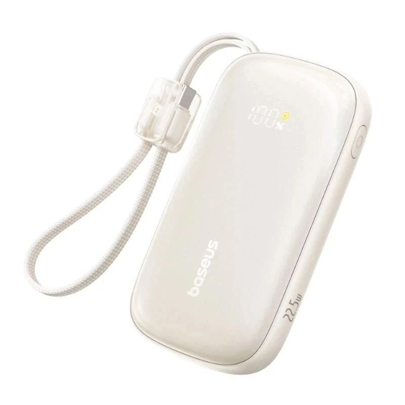 پاور بانک فست شارژ باسئوس EnerFill FC21 Qpow 3 Ultra E0027L PD 22.5W ظرفیت 10000 میلی آمپر ساعت