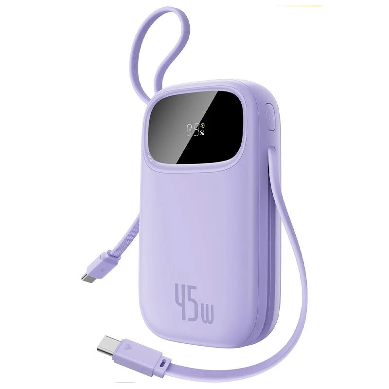 پاور بانک فست شارژ باسئوس QPow 3 P10082105123 PD 45W ظرفیت 20000 میلی آمپر ساعت