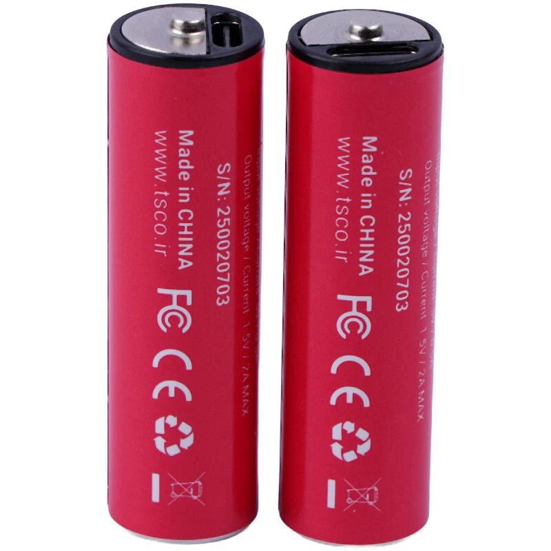 باتری دوتایی قلمی شارژی TSCO TBL 20 AA 830mAh