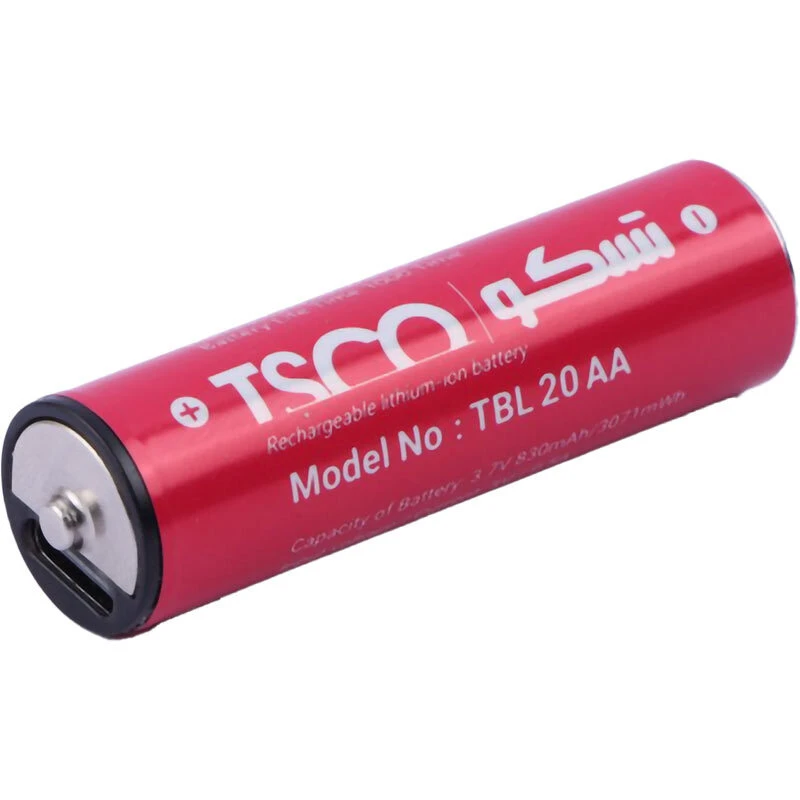 باتری دوتایی قلمی شارژی TSCO TBL 20 AA 830mAh