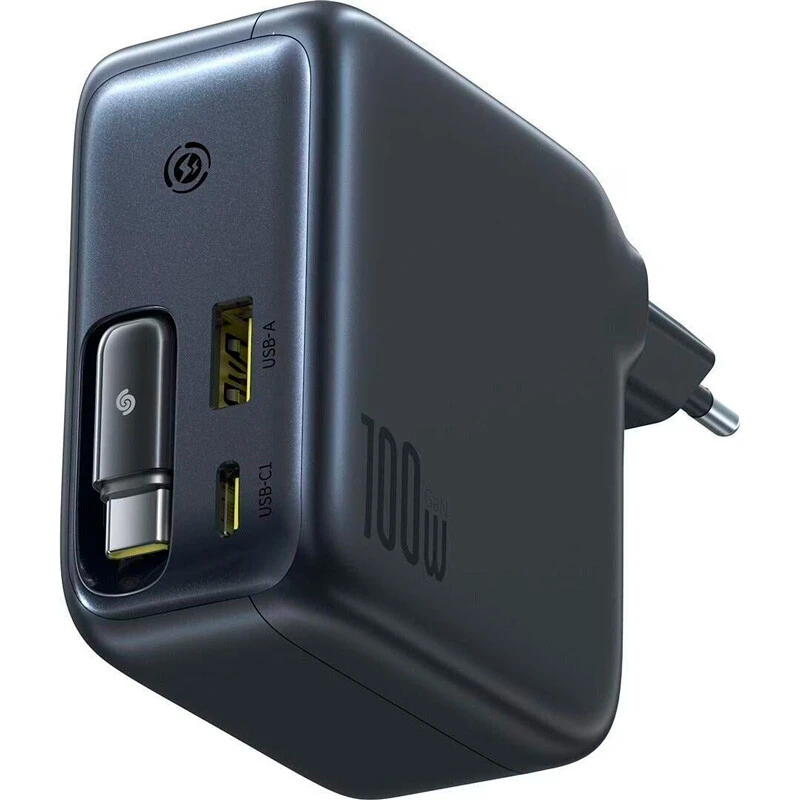شارژر دیواری سیم وصل 100 وات باسئوس EnerCore CJ11 E0120M PD 5A
